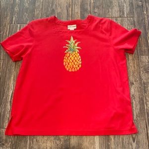 BUNDLE ONLY Alfred Dunner Pineapple Shirt